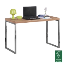 bureau acacia hout 120 cm