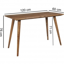 tafel sheesham 120 cm