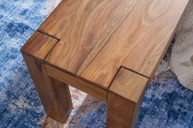 sheesham eettafel bank 160 cm