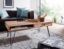 Acacia salontafel met lade 110 cm