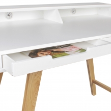 Bureau Retro mat wit 110 cm