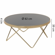 salontafel rond goud 82 cm