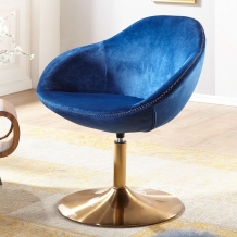 lounge fauteuil blauw