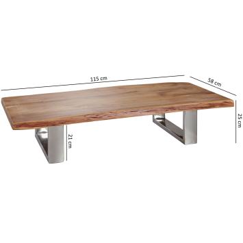 salontafel boomstam acacia 115 cm