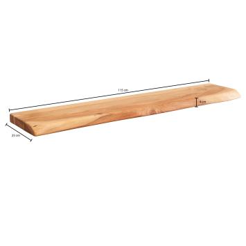 wandschap acaciahout 115 cm