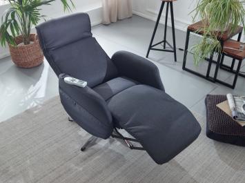 luxe relax fauteuil donkergrijs