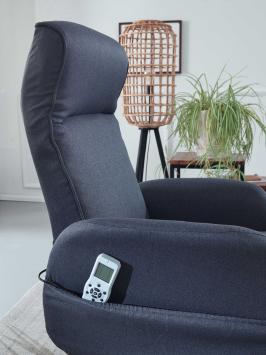 luxe relax fauteuil donkergrijs