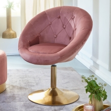 Luxe fauteuil rose