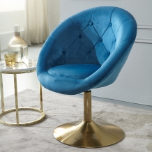 Luxe fauteuil blauw