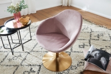 lounge fauteuil rose