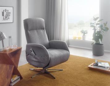 luxe relax fauteuil lichtgrijs