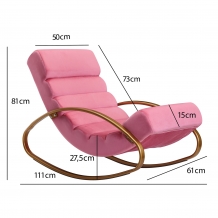 ergonomische fauteuil rose