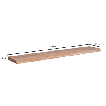 wandschap acaciahout 140 cm