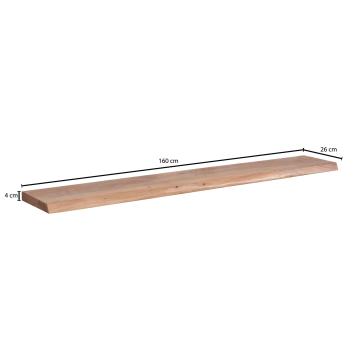 wandschap acaciahout 160 cm