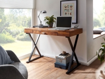 Bureau sheesham met lade 120-cm